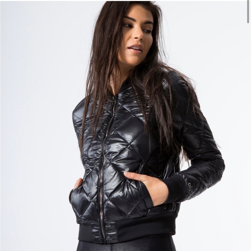 ALO Idol Bomber Jacket in Black